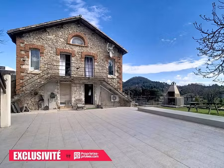 vente maison 8 pièces 190 m² molières-cavaillac (30120)