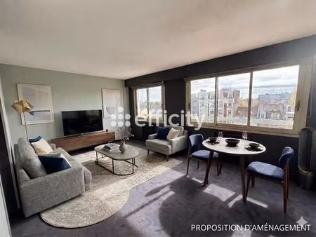 vente appartement 2 pièces 56.98 m² à la madeleine (59110)  199 000 €