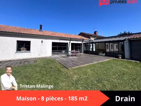 en vente maison 185 m² – 398 000 € |drain