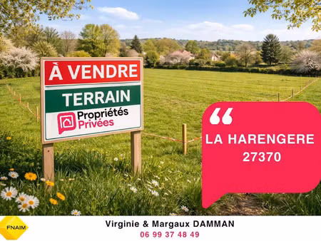 vente terrain 850 m² à la harengère (27370)  50 000 €