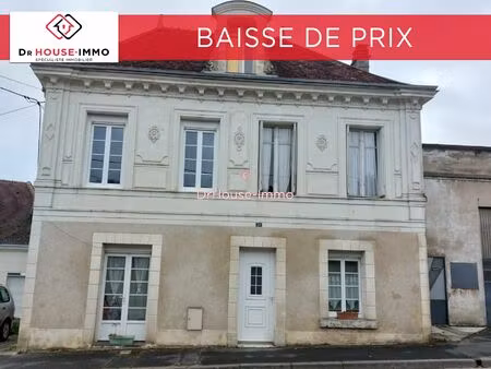 maison de ville avec grand atelier – valençay centre