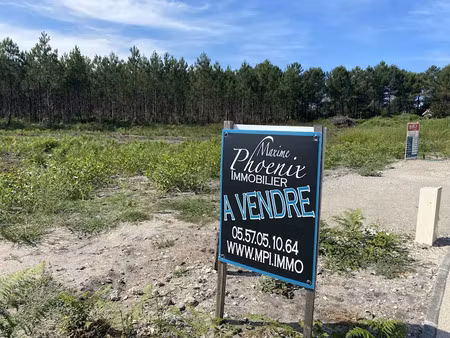 vente terrain 762 m² à carcans (33121)  169 000 €