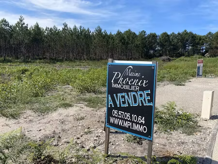 vente terrain à carcans (33121)  169 000 €