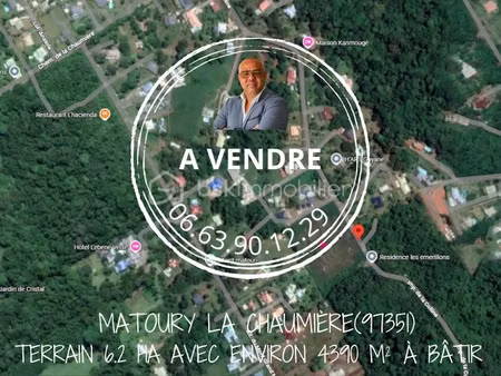 vente terrain 69129 m² à matoury (97351)  515 000 €