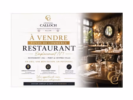 vente locaux professionnels 3 pièces 120 m² à hennebont (56700)  95 000 €