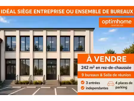vente locaux professionnels 11 pièces 242 m² à redon (35600)  399 000 €