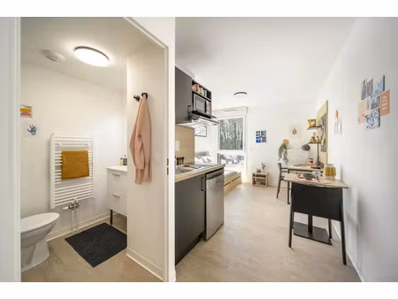 location meublée appartement 1 pièce 17.5 m² à villeneuve-d'ascq (59491)  610 €