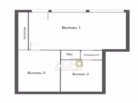location locaux professionnels 75.55 m² à grasse (06130)  870 €