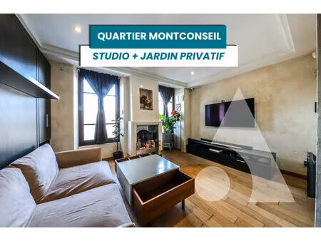 appartement 1/2 pièce avec jardin de 40m2