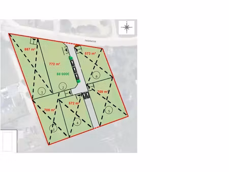 vente terrain à pouldreuzic (29710) : à vendre / pouldreuzic