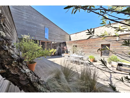 bordeaux - loft typique des chartrons avec sa vaste terrasse