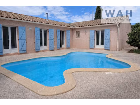 vente villa plain pied t8 - marsillargues (34590)