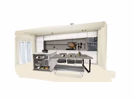 a 1 km de la gare  villa mitoyenne neuve