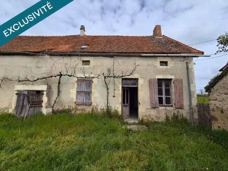 corps de ferme avec granges et 1 ha de prairie