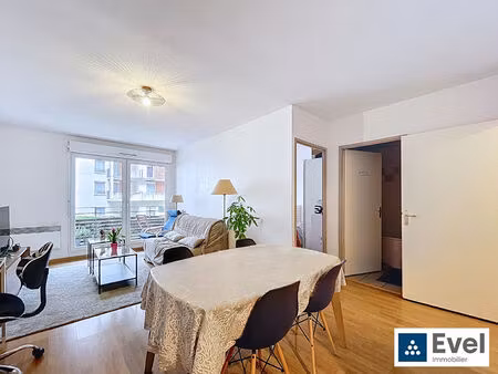 rives de meurthe : grand t2 avec balcon  cave et garage