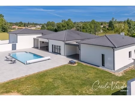 maison moderne haut de gamme 226 m2 à vendre bergerac - 9 pièces - 4 chambres - piscine - 