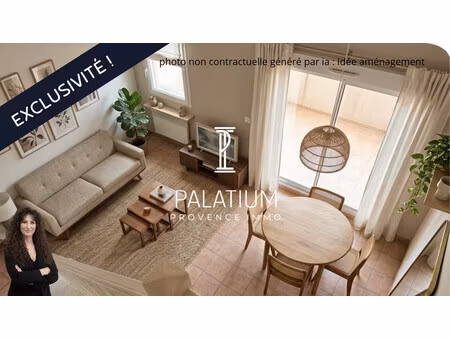 nouvelle exclusivite : magnifique t3 duplex de 65 m2 avec 3 terr