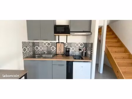 t1bis meublé équipé calme