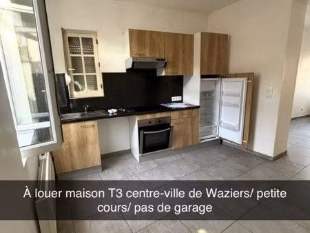 à louer maison t3