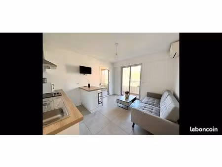 antibes - appartement 2 pieces – terasse 14m2 – parking