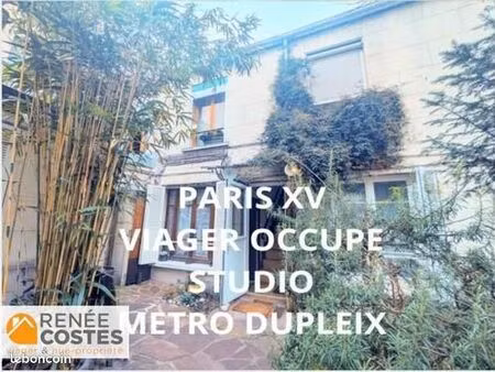 studio en viager 1 pièce 22 m²