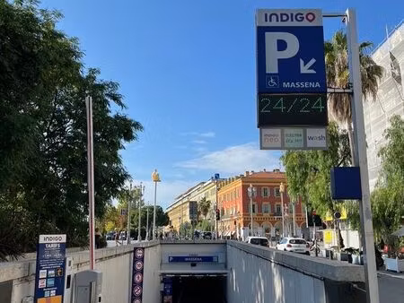 parking indigo massena - nice