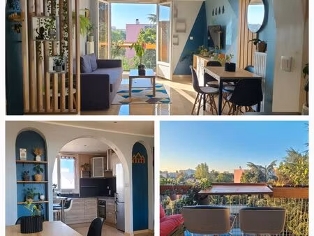 appartement t3 meublé 51m2 avec balcon