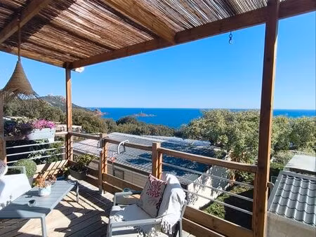 location mobil-home vue mer