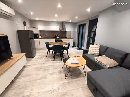 f2 en duplex meublé