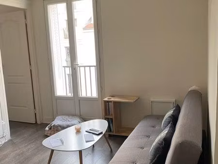 location meublée f2 -31m2 - levallois