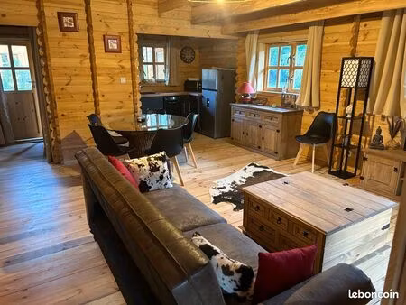 chalet meublé 3 chambres 1500m2 clos