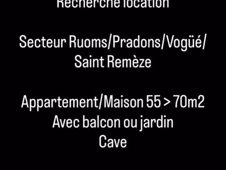 recherche location appartement