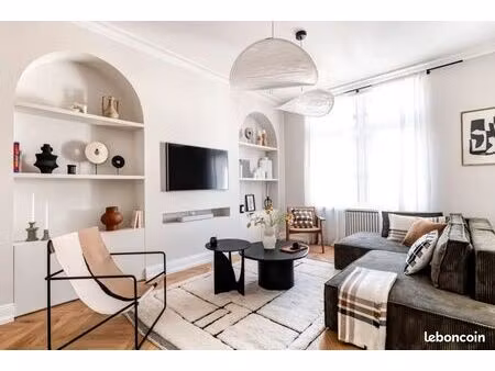 à louer – vigneux-sur-seine – charmante maison 5 pièces meublé  refaite à neuf