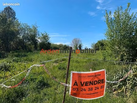 terrain 1262 m² novion porcien