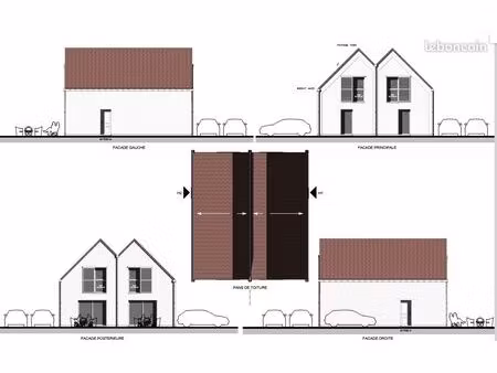 maison de ville 4 pièces 69 m²