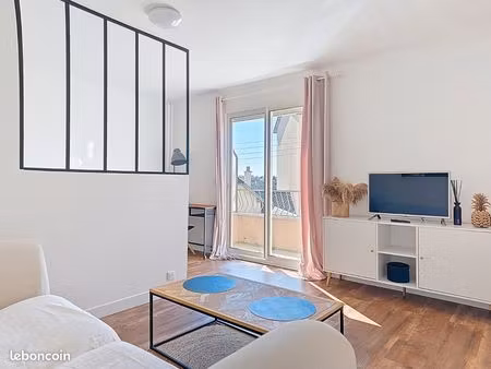 t1 bis meublé lumineux centre-ville