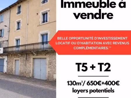 immeuble de rapport ( t5 et t2)