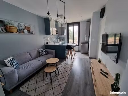 studio meublé 25 m² – rdc – jardin – charges incluses