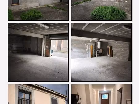 ◊ immeuble rare carcassonne – 2 logements + garage 100 m² + cour + dépendance