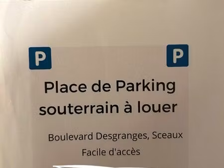 place parking sous terrain