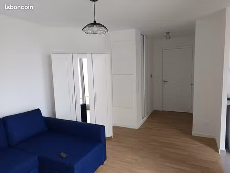 location grand studio neuf très lumineux  meublé à asnières-sur-seine - quartier les agnet