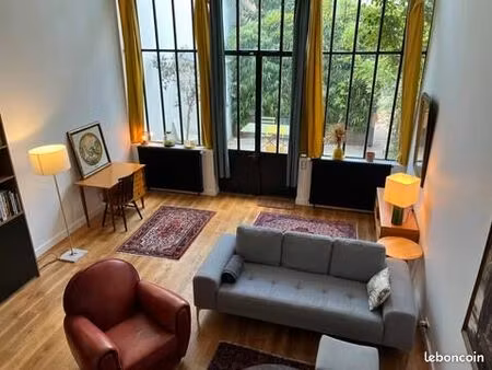 loft avec verrière + terrasse – 120 m² – 3 chambres – saint‑denis centre