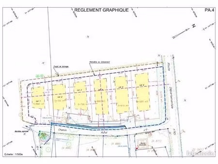 terrain 913 m² grangues