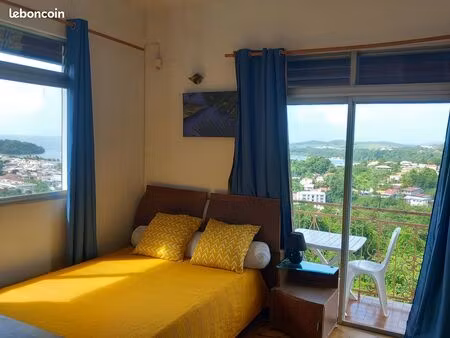 trinite studio 24m2 vue mer avec balcon et place de parking. a 2mns en voiture de la mer  