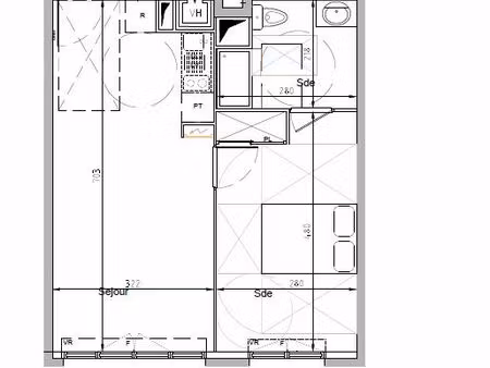 appartement 2 pièces 40 m²