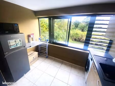 superbe studio meublé – parking – résidence sécurisée – le tampon (14e) - direct propriéta