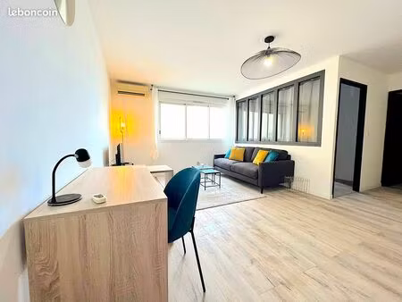 magnifique t2 meublé 42m2 sainte-clotilde