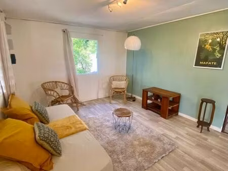 maison f3 meublée 100 m² + jardin – la bretagne (grand canal) – charges incluses