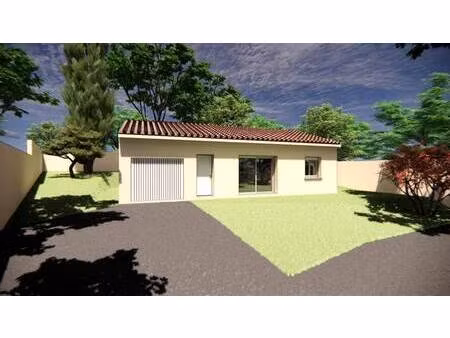 terrain avec maison neuve à vendre