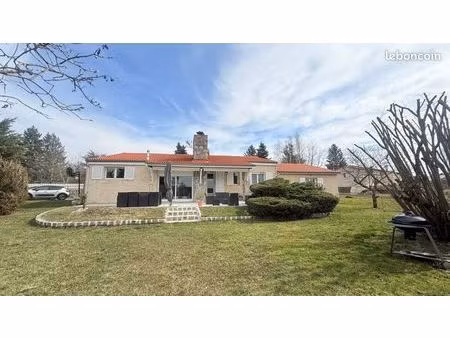 maison traversante de plain-pied 162 m2 la rivoire sur terrain de 1350m2